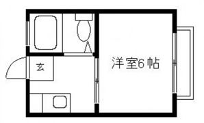 すみれコーポの間取り画像