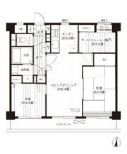 ドミールエムエスの間取り画像
