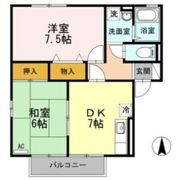 クレセントガーデン Ⅲの間取り画像