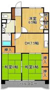 グランドハイツ村上の間取り画像