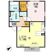 フラッツ ブリーゼの間取り画像