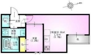 GRANDTIC 原木中山の間取り画像