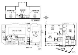 栗木貸家の間取り画像
