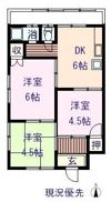 長岡コーポの間取り画像