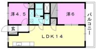 緑風館 中央の間取り画像