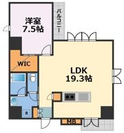 クレグラン天満の間取り画像