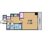 シャトー西天満の間取り画像