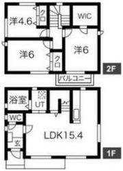 フォレストメゾン長配 D棟の間取り画像