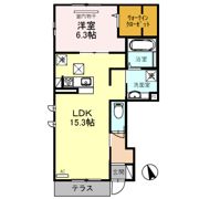 ディアコートKの間取り画像