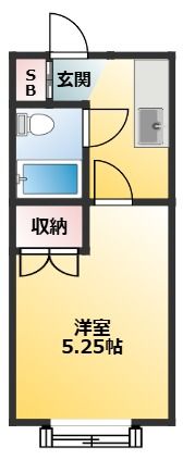 ヘリオス378谷保の間取り画像