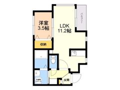 クレッシェンド清水の間取り画像