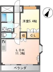 アーバニーハイムⅠの間取り画像