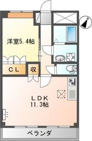 アーバニーハイムⅠの間取り画像