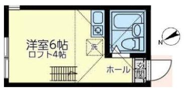 ユナイト塩浜アルベールカミュの間取り画像