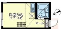 ユナイト塩浜アルベールカミュの間取り画像