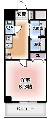 シエン枚方の間取り画像