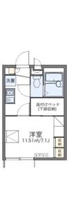 レオパレス美住の間取り画像