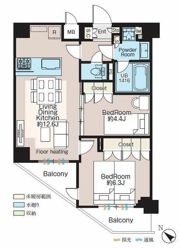 CREATIF三軒茶屋の間取り画像