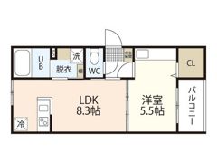 Lien草津南の間取り画像