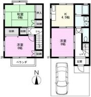 メゾンヴェルデⅠの間取り画像