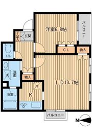 元麻布フォレストプラザⅡの間取り画像