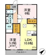 リバーサイドKEIの間取り画像