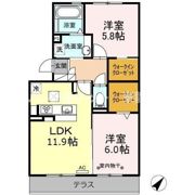 メゾンシュシュの間取り画像