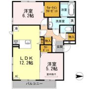 プルーニャ B棟の間取り画像