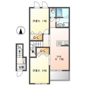 パームヒルズ カネヨシ A棟の間取り画像