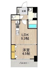 グランルクレ新大阪の間取り画像