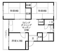 松風ビルの間取り画像