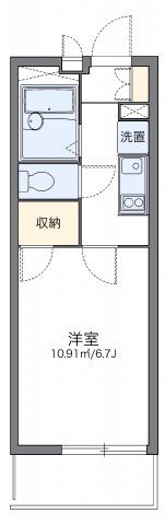 レオパレス万平の間取り画像