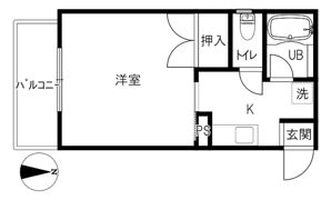 KIコーポの間取り画像