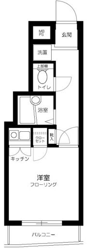 クレアシオン市ヶ谷西の間取り画像