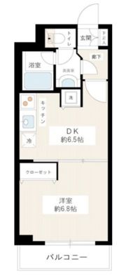 カスタリア新宿御苑の間取り画像