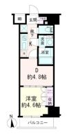 デュオステージ蒲田の間取り画像