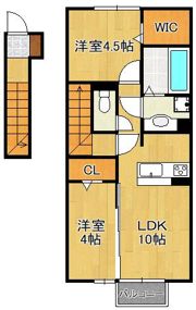 HN’s D-room in楡の間取り画像
