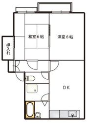 ハイツスリーバードの間取り画像