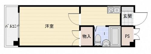 西原マンションの間取り画像
