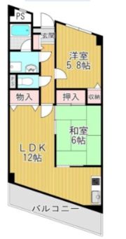 セレコート箕面の間取り画像