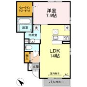 リヴェールパレス B棟の間取り画像