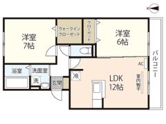 ジュネス Ⅱの間取り画像
