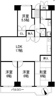 青葉丘マンションの間取り画像