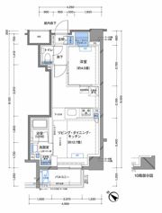 ラティエラ横濱大通り公園の間取り画像