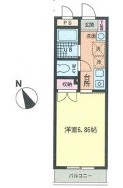 エアフォルク久里浜の間取り画像