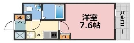 ラシュレエグゼ難波南の間取り画像