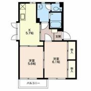 エーデルワイス Bの間取り画像