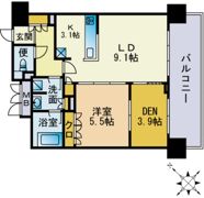 ルキシア薬院の間取り画像