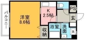 ロイヤルビラ南小坂の間取り画像