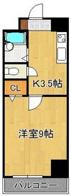 ギャラン南小倉の間取り画像
